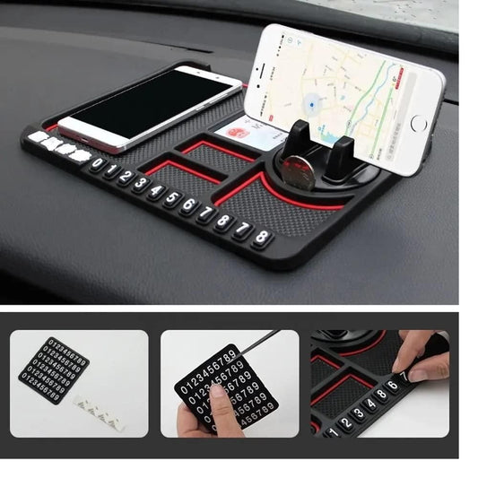 Multifunction Anti-Slip Silicone Pad with mobile holder